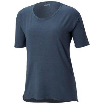 Columbia Fairview II Short Sleeve, Camiseta Azules Para Mujer | 674109-UXH